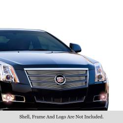 APS - APS GR01FEB57S Stainless Billet Grille Polish for 08-11 Cadillac CTS - Image 1