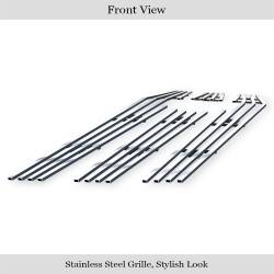 APS - APS GR01FEB57S Stainless Billet Grille Polish for 08-11 Cadillac CTS - Image 2