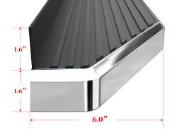 APS - APS IB06RJB8Y H-Series Running Boards Polish for 07-10 Ford Explorer Sport Trac - Image 4