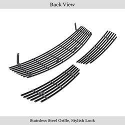 APS - APS GR14HGH78J Stainless Billet Grille Black for 05-06 G35 Sedan - Image 3