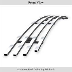 APS - APS GR03FEB46S Stainless Billet Bumper Grille Polish for 06-10 Hummer H3 - Image 2