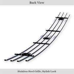 APS - APS GR03FEB46S Stainless Billet Bumper Grille Polish for 06-10 Hummer H3 - Image 3