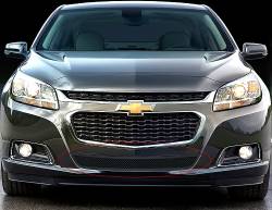 APS - APS Wire Mesh Bumper Grille Black 14-16 Chevrolet Malibu GR03GFC41H - Image 1
