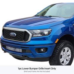 APS - APS Stainless Billet Bumper Grille Polish 19-23 Ford Ranger GR06FEA90S - Image 1
