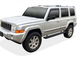 APS - APS IStep 6" Running Boards Black for 06-11 Jeep Commander IB10FAJ5B - Image 2