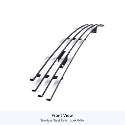 APS - APS Stainless Billet Bumper Grille Polish for 01-04 Toyota Tacoma GR20FED82S - Image 2