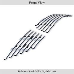 APS - APS GR06FEI38S Stainless Billet Bumper Grille Polish for 13-19 Ford Taurus - Image 2