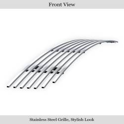 APS - APS GR08FFE57S Stainless Billet Bumper Grille Polish 08-10 Honda Accord Coupe - Image 2