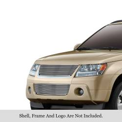 APS - APS Stainless Billet Grille Brushed for 06-12 Suzuki Grand Vitara GR09HGG24C - Image 1