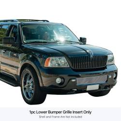 APS - APS GR12HEC89S Stainless Billet Bumper Grille Polish for 03-04 Lincoln Navigator - Image 1