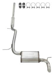 Pypes Performance Exhaust - Pypes SJJ21T High Ground Clearance Cat-Back for 07-18 Jeep Wrangler JK - Image 1