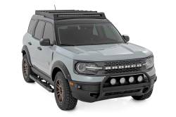 Rough Country Suspension Systems - Rough Country 51156 Front Bumper Nudge Bar w/LEDs Black 21-24 Bronco Sport - Image 3
