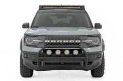 Rough Country Suspension Systems - Rough Country 51156 Front Bumper Nudge Bar w/LEDs Black 21-24 Bronco Sport - Image 4