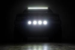 Rough Country Suspension Systems - Rough Country 51156 Front Bumper Nudge Bar w/LEDs Black 21-24 Bronco Sport - Image 6