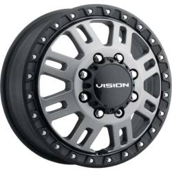 Vision Wheel - Vision Wheel 408 Manx 2 17x6.5 8x200 121mm Satin Gray 408A7680SGBLF - Image 1
