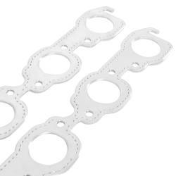 Mr Gasket - Mr Gasket 7407G Aluminum Exhaust Gasket Round Port for Chevy Big Block - Image 5