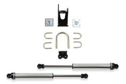 Fabtech - Fabtech FTS220512 Dual Dirt Logic 2.25 Stainless Steel Steering Stabilizer Kit - Image 1