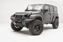 Fab Fours - Fab Fours GR1010-1 Grumper Grill/Front Bumper for 07-18 Wrangler JK - Image 2