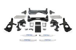 Fabtech - Fabtech K1051 6" Raised Torsion Lift Kit w/Perf Shocks for 11-19 GM 3500HD - Image 1