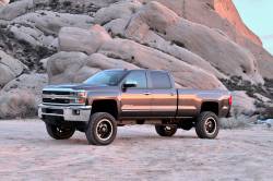 Fabtech - Fabtech K1051 6" Raised Torsion Lift Kit w/Perf Shocks for 11-19 GM 3500HD - Image 2