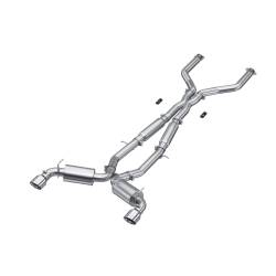 MBRP Exhaust - MBRP Exhaust S4406304 T304 3" Cat-Back Dual Rear Exit for 17-22 Infiniti Q60 3.0 - Image 1
