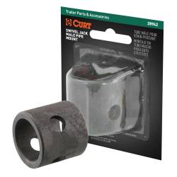 CURT - CURT 28942 Replacement Swivel Jack Male Pipe Mount 9/16" Pin Hole Packaged - Image 1