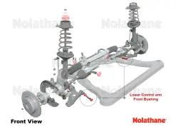Nolathane - Nolathane REV028.0200 FR Lower CA Inner Forward Bushing for 99-02 Mazda Protege - Image 4