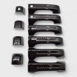 Trim Illusion - Trim Illusion DH6296BLK Front/Rear Door Handle Covers Black for RAM 1500 - Image 1