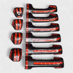 Trim Illusion - Trim Illusion DH6296BLK Front/Rear Door Handle Covers Black for RAM 1500 - Image 3