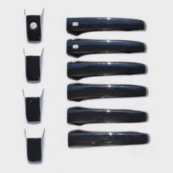 Trim Illusion - Trim Illusion DH6187BLK Front/Rear Door Handle Covers Black for Grand Cherokee - Image 1