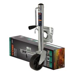 CURT - CURT 25003 Marine Trailer Jack w/6" Wheel 1000 lbs 10" Travel Packaged - Image 1