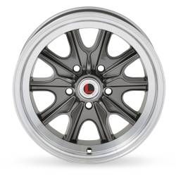 Legendary Wheels - Legendary Wheels LW90-50754B 15x7 5x4.5 7mm Charcoal/Machined - Image 2