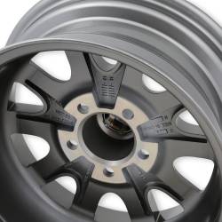 Legendary Wheels - Legendary Wheels LW90-50754B 15x7 5x4.5 7mm Charcoal/Machined - Image 8