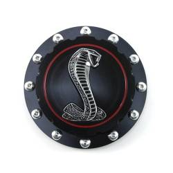 Scott Drake B-9030-COBRA-BK Fuel Tank Cap for 64-73 Ford Mustang
