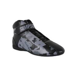 Simpson Safety - Simpson Safety DX2160K DNA X2 Racing Shoes 16 Black/Gray - Image 1