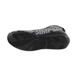 Simpson Safety - Simpson Safety DX2165K DNA X2 Racing Shoes 16.5 Black/Gray - Image 10