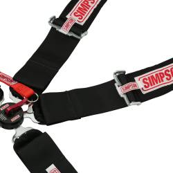 Simpson Safety - Simpson Safety 29116BK Drag Cam Lock 5-Point Safety Harness Black - Image 7