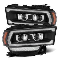 AlphaRex - AlphaRex 880550 Black LED Projector Headlights for 19-22 RAM 2500 - Image 1