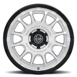 ICON Alloys - ICON ALLOYS RANCHO SILVER MACH W GB LIP 20 x 9/6 x 5.5/0mm/5" BS - Image 2