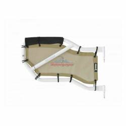 Steinjager - Steinjager Mesh Tube Door Covers Rear Tan for Wrangler JL J0048382 - Image 1