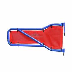 Steinjager - Steinjager Mesh Tube Door Covers Front Red for Wrangler JL J0048362 - Image 1