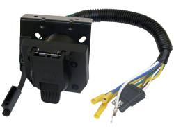 Buyers - Buyers TC1474P 7-Way Dual-Plug Trailer Connector w/10" Prewired Harness - Image 1