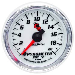 AutoMeter - AutoMeter 7145 C2 Pyrometer Gauge 0-2000 -DEG F 2-1/16" Stepper Motor - Image 3