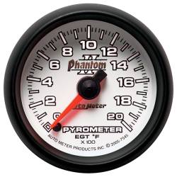 AutoMeter - AutoMeter 7545 Phantom II Pyrometer Gauge 0-2000 -DEG F 2-1/16" Stepper Motor - Image 2