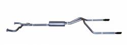 Gibson Performance Exhaust - Gibson Performance 68200B Split Rear Cat-Back Exhaust System Stainless - Image 1