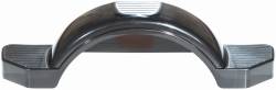 Fulton - Fulton 008582 Single Round Plastic Trailer Fender 33.5"L x 7.5"W x 8.75"T Black - Image 3