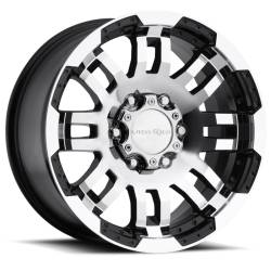Vision Wheel - Vision Wheel 375 Warrior 15x7.5 6x5.5 -12mm Black/Machined 375-5783GBMF-12 - Image 1