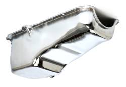Trans-Dapt Performance - Trans-Dapt 9414 Chrome OEM Style Oil Pan 4Qt Capacity 86-Up Chevy 305-350 - Image 1