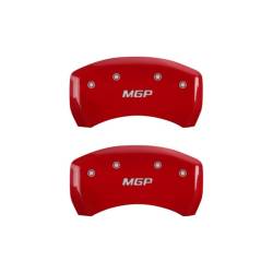MGP Caliper Covers - MGP Caliper Covers 52002SMGPRD Front/Rear 4pc Red Hummer H2 - Image 2