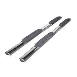 TrailFX - TrailFX 2920212021 4" Oval Tube Side Steps Polished Stainless Welded End Caps - Image 1